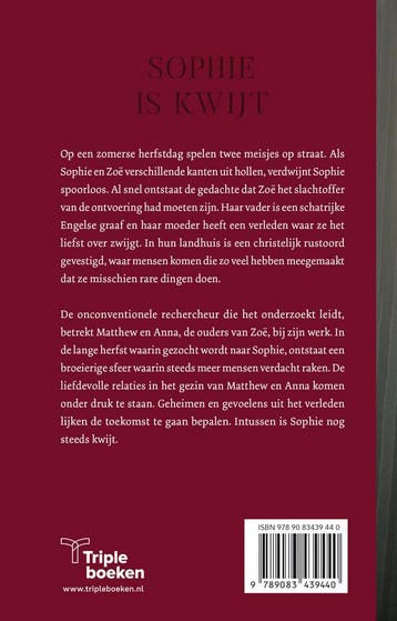 Sophie is kwijt - Els van Weijen 9789083439440, Boeken, Verzenden, Zo goed als nieuw, Els van Weijen