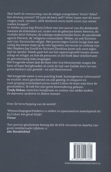 Het knagende weten 9789035143364 Floris Cohen, Boeken, Verzenden, Gelezen, Floris Cohen