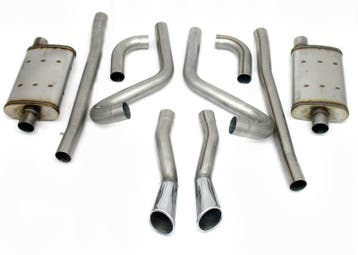 JBA 65-66 Ford Mustang 260-428 409SS Dual Through Rear, Auto-onderdelen, Motor en Toebehoren, Ophalen of Verzenden, Nieuw