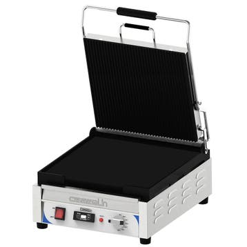 Paninigrill RVS Premium | 2.4kW | Geribbelde/Gladde plaat |, Verzenden, Nieuw in verpakking