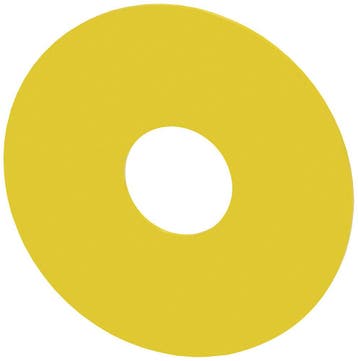 Siemens Noodstop Achterplaat 75mm Geel - 3SU19000BC310AA0 [2, Verzenden, Nieuw, Overige typen