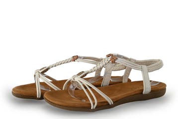 DSTRCT Sandalen in maat 40 Wit, Verzenden, Wit, DSTRCT, Sandalen of Muiltjes