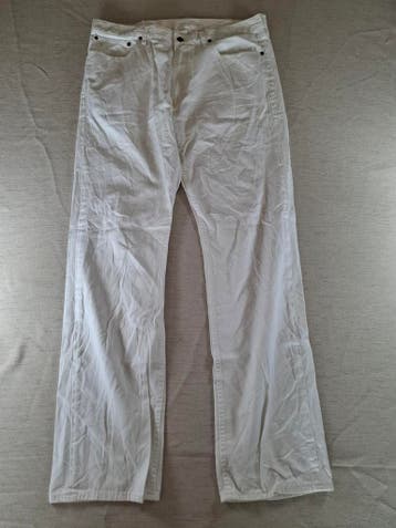Vintage Polo Ralph Lauren broek in maat 36/34, wit, Verzenden, Wit, Overige maten, Polo Ralph Lauren