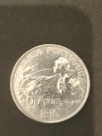Portugal. Republic. 1 Escudo 1914 (5 de Outubro 1910)