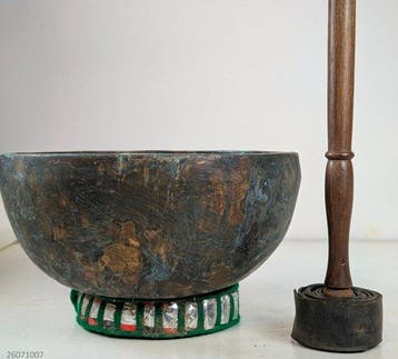 Antiek Klankschaal - 7 metalen - 1910-1920 - handgemaakt, Nieuw