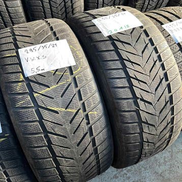2 x Vredestein Wintrac Xtreme S 295-35-21 Winterbanden 5,5mm, Gebruikt, 295 mm, Band(en), Personenwagen