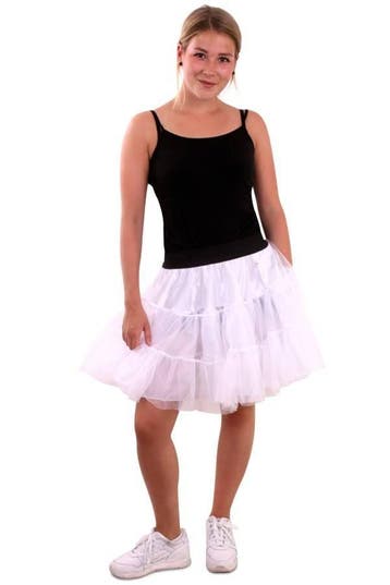 Petticoat wit 3-laags volwassenen, Ophalen of Verzenden, Nieuw