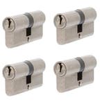 Deurbeslag | Cilinder | Nemef NF3+ | 30/30 mm | 4 stuks, Verzenden, Nieuw