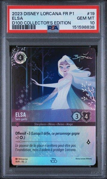 Disney - 1 Graded card - Disney Lorcana - Elsa (Frozen) 19, Nieuw