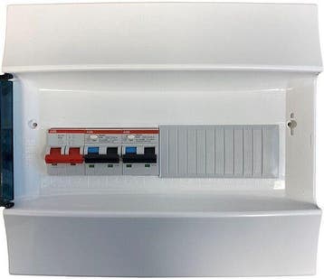 ABB PV-Verdeler met 2 aardlekautomaten B16/0,03 -, Nieuw