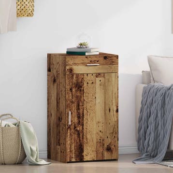 vidaXL Dressoir Oudhout 50 x 42,5 x 93 cm, Verzenden, Nieuw, Overige houtsoorten, Minder dan 50 cm