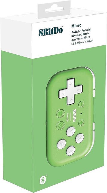 8BitDo micro bluetooth controller green, Verzenden, Nieuw