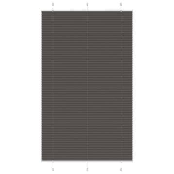 vidaXL Plissé rolgordijn 120x200cm stofbreedte 119,4cm, Huis en Inrichting, Verzenden, Nieuw, Zwart