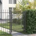 vidaXL Hekdeur met spijkers EMMEN 170 x 100 cm Poedergecoat, Tuin en Terras, Verzenden, Nieuw