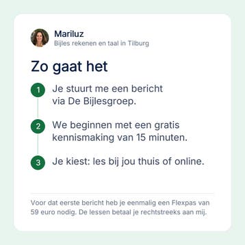Bijles rekenen en taal in Tilburg of online, basisschool, Privéles, Bijles
