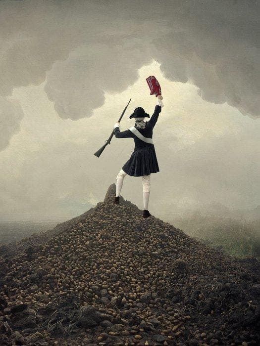Ursula van de Bunte - The Uprising, Antiek en Kunst, Kunst | Designobjecten