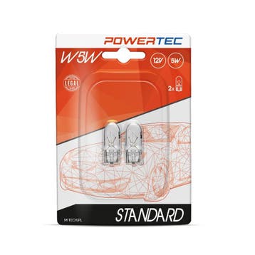 Powertec W5W 12V - Standard - Set, Verzenden, Nieuw, Maserati