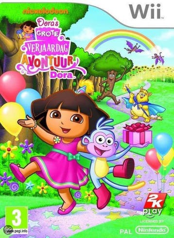 Doras grote verjaardag avontuur - Nintendo Wii, Verzenden, Nieuw