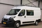 Peugeot Boxer L2H2 DUBBEL CABINE 7 personen IMPERIAAL, Stof, Gebruikt, Euro 6, Wit