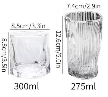 Twist Design Iced Coffee Glas – Modern Drinkglas, Verzenden, Nieuw
