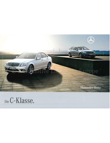 2009 MERCEDES BENZ C KLASSE SEDAN | ESTATE BROCHURE DUITS, Nieuw, Author