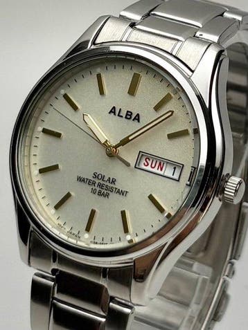Seiko - Zonder minimumprijs - ALBA by SEIKO V158-0AX0 Solar