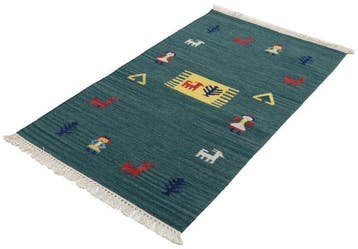 Kelim - Vloerkleed - 160 cm - 90 cm - Naturfarben, Nieuw