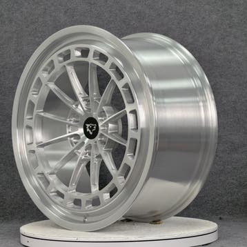 Velgen Lowide Wheels LWW 2.1 Brushed Silver – All – HP Parts, Nieuw, Personenwagen, Velg(en)