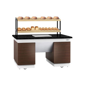 GGM Gastro | Broodstelling - DUBLIN - 1600mm - met 2 planken, Verzenden, Nieuw in verpakking