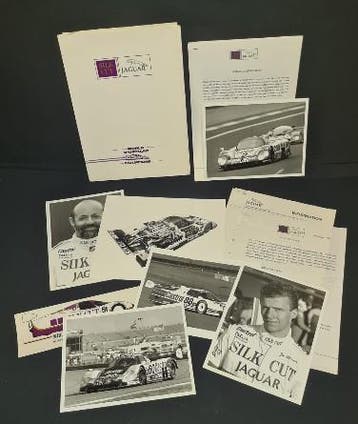Jaguar SILK CUT XJR-9LM Lemans persmap (Lammers - Dumfries), Verzenden, Gelezen, Overige merken