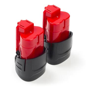 2-pack Milwaukee M12 B2 / 4932430064, 123accu huismerk, Verzenden, Nieuw