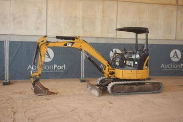 Veiling: Minigraver Caterpillar 303C Diesel 18.5kW 2011, Zakelijke goederen, Ophalen, Graafmachine