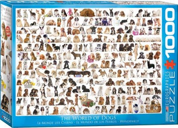 The World of Dogs Puzzel (1000 stukjes) | Eurographics -, Verzenden, Nieuw