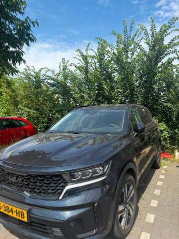 Kia Sorento 1.6 T-gdi 230pk Hybrid Aut 7-zitpl. 2023 Blauw, Dealer onderhouden, Gebruikt, Zwart, Blauw