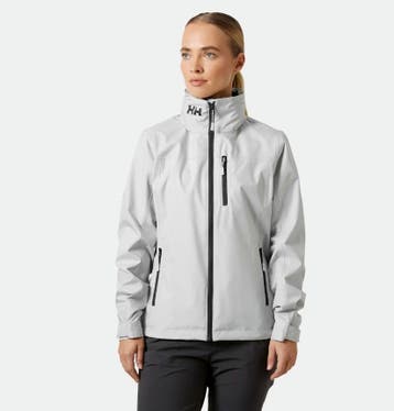 Helly Hansen Crew Hooded Jacket 2.0 | Dames | Grey Fog, Ophalen of Verzenden, Nieuw, Helly Hansen