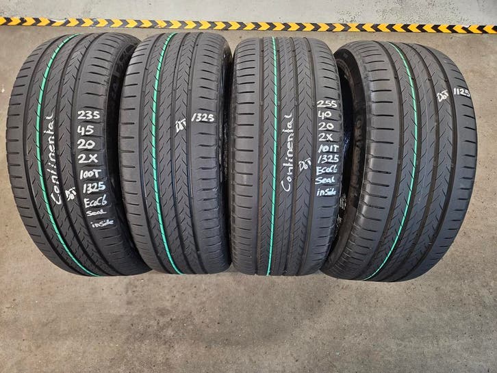 235/45/20 255/40/20 CONTINENTAL ZOMERBANDEN 6,8/6,4MM PROFIL, Auto-onderdelen, Banden en Velgen, 20 inch, Erkend duurzaam, Zomerbanden