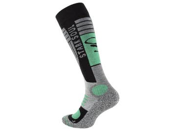 Skisokken - Snowboardsokken - Zwart/Groen, Kleding | Heren, Sokken en Kousen, Verzenden, Nieuw