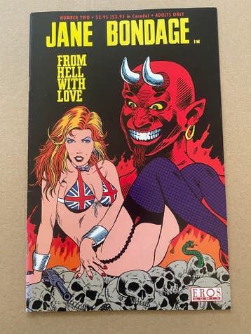 Eros Comix Jane Bondage - From Hell with Love sensuele strip, Eén comic, Verzenden, Zo goed als nieuw
