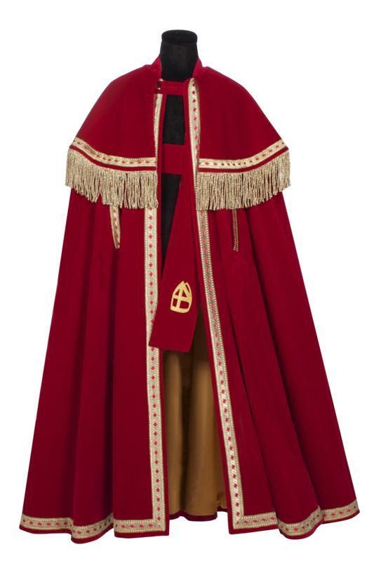 TV Sint mantel + stola Stefan (breed), Diversen, Sinterklaas, Verzenden