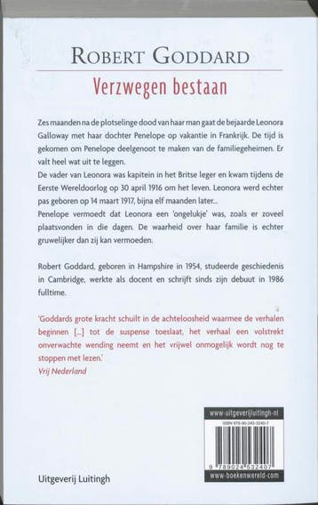 Verzwegen bestaan 9789024532407 Robert Goddard, Verzenden, Gelezen, Robert Goddard