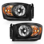 ANZO 2006-2009 Dodge Ram 1500 Crystal Headlight  Black Amber, Ophalen of Verzenden, Nieuw