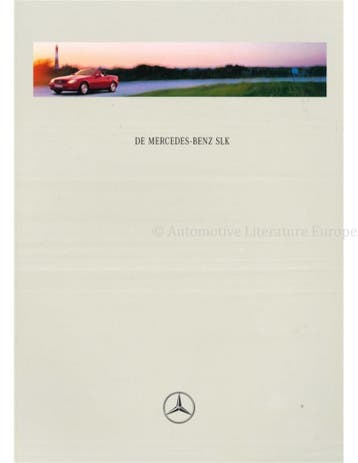 1997 MERCEDES BENZ SLK BROCHURE NEDERLANDS, Nieuw, Author