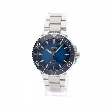 Oris Aquis Date 5-Days Cal. 400; Automatisch Heren Horloge, Overige merken, Polshorloge, Overige materialen, Ophalen of Verzenden