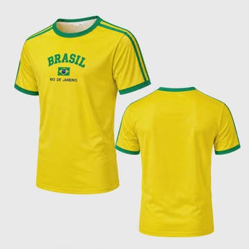 Zomer T-shirt 'Brasil 90s Aesthetic' - Casual Streetwear met, Verzenden, Nieuw