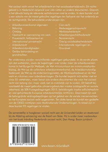 9789462121645 Boom Juridische wettenbundels - Wetgeving s..., Verzenden, Nieuw