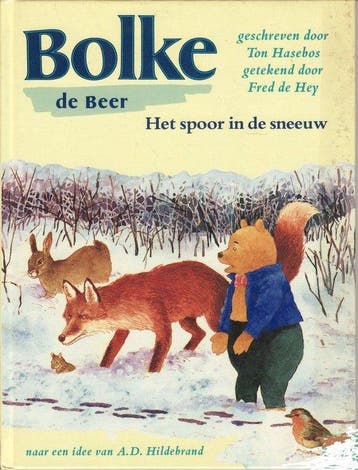 Bolke de beer spoor in de sneeuw - Hasebos, Boeken, Verzenden, Gelezen