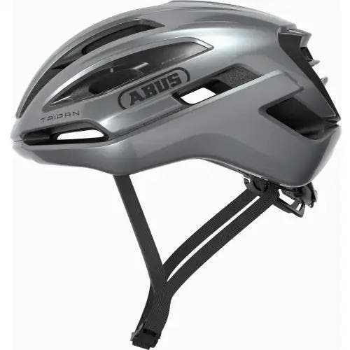 ABUS Abus helm Taipan graphite silver M 54-58cm (Kinderen), Fietsen en Brommers, Fietsaccessoires | Fietskleding, Nieuw, Ophalen of Verzenden