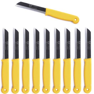Solingen Schilmesje – RVS Glad – 18,5 cm met Blade Cover, Ophalen of Verzenden, Nieuw, Rvs of Chroom