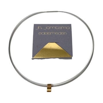 Gouden hanger (18 krt) - Met ketting 42 cm - Door J en H, Nieuw