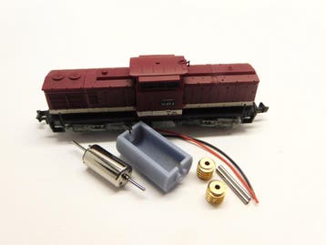 Micromotor NB009G Brawa BR 110, 111, 112, 114, 115, 201,, Hobby en Vrije tijd, Overige merken, Gelijkstroom, Verzenden, Overige typen